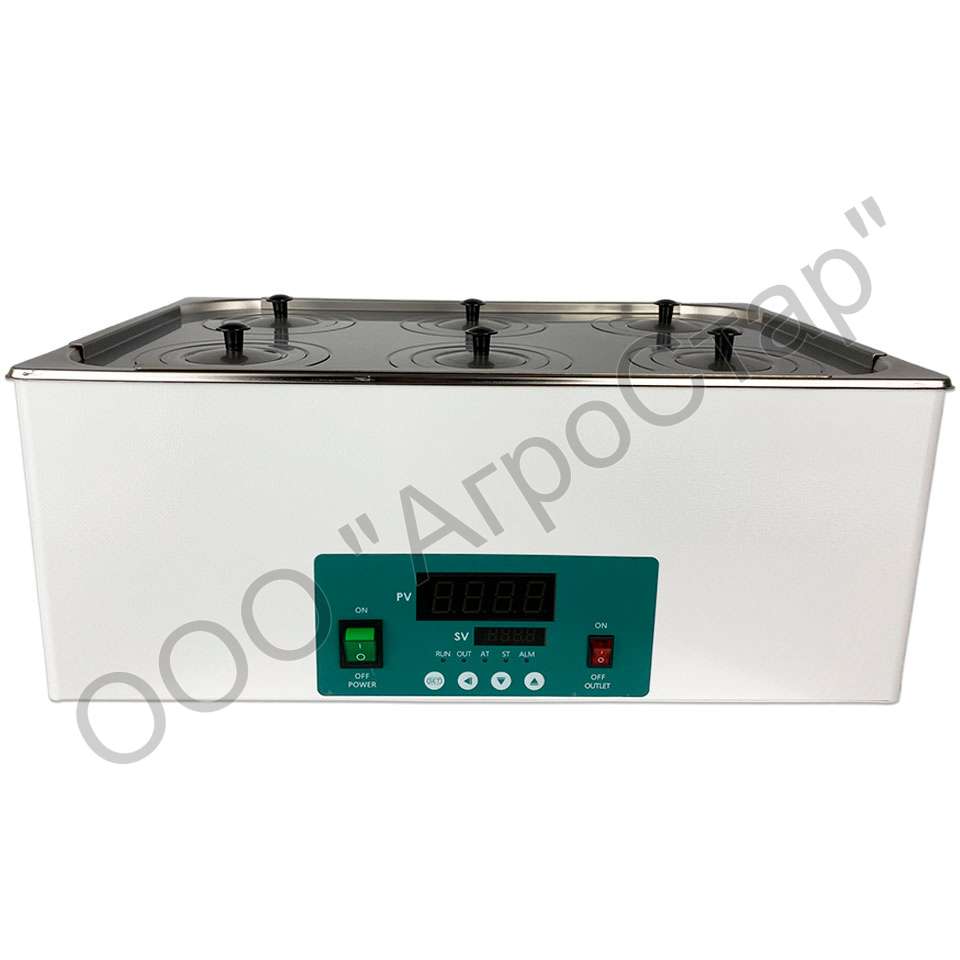 Водяная баня stegler wb 6 (23 л, tкомн. +5...100 °С, 6 мест)