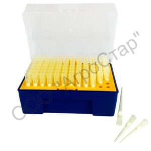 Наконечник c фильтром для дозатора Stegler BTF200/96 (200 мкл, 96 шт, в коробке)