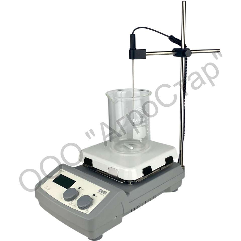 Мешалка магнитная DLAB MS7-H550-Pro (20 л, 100...1500 об/мин, 550 °C) — изображение 6