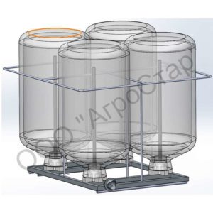 Инжекционный модуль XPZ FA-L04/1 (4 места, для бутылей объёмом 10 л)