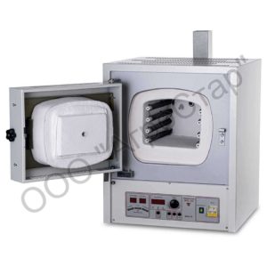 Муфельная печь ЭКПС-10 СПУ мод. 4107 (10 л, 1250 °C, многоступенчатый терморегулятор МКУ, с вытяжкой)