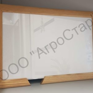 Разборная доска в деревянной рамочке 300 х 450 мм (с черным и белым стеклом)