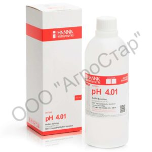 Раствор для калибровки HANNA HI 7004 L (рН 4,01; 500 мл)