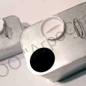 Коробка для хранения образцов зерна, оцинкованная с крышкой КХОЗ-3.5 л/10 л