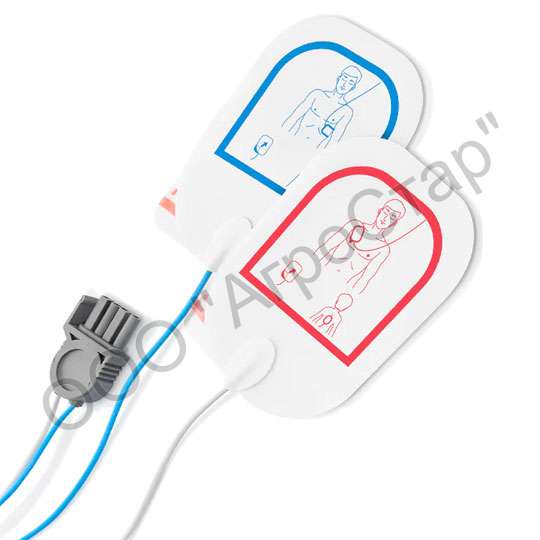 Электроды Mindray MR60 (1 пара/уп., взрослый/детский, для BeneHeart D3, D6, D5, D2, C1)