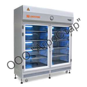 Шкаф стерильного хранения с распашными дверями и лампами УФО КД 442.180.02